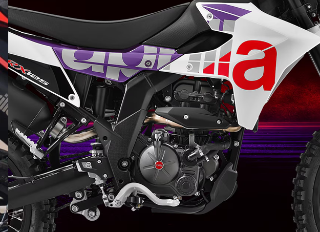 Détail du moteur de la RX 125